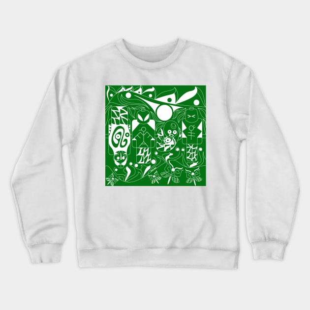 galactic soccer brick atlante boys board ecopop in mandala wallpaper 7 Crewneck Sweatshirt by jorge_lebeau